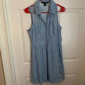 ☆ baby blue lace dress ☆